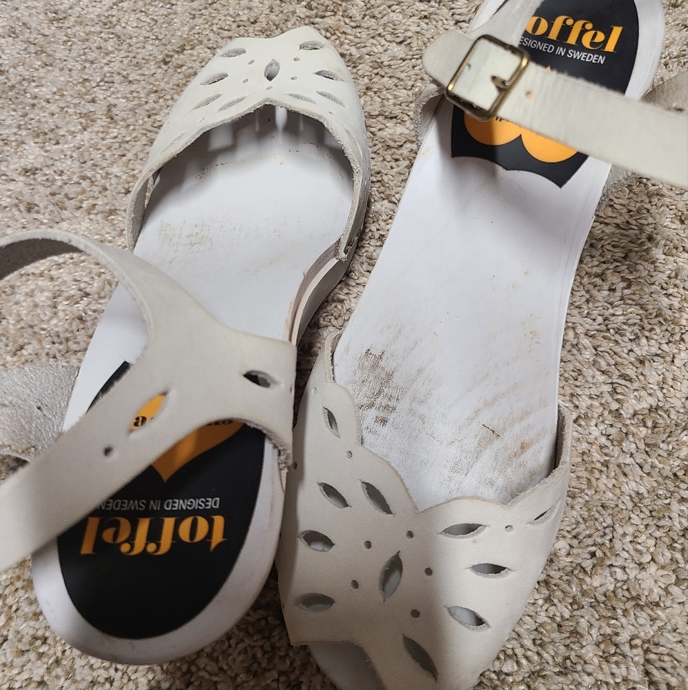 Swedish Hasbeens Toffel Wedge Sandal - Picture 2 of 4
